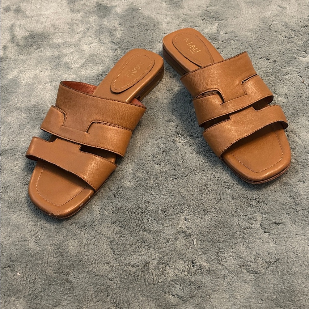 Manu Atelier Leather Sandals